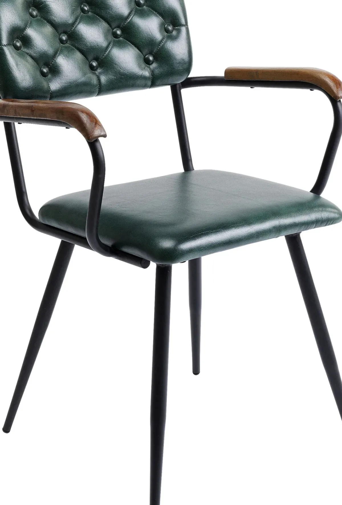 KARE24.se Karmstol Salsa - Grön Läder - KARE Design New