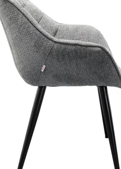 KARE24.se Karmstol Thelma - Stol med armstöd, Melange Grå - KARE Design Sale