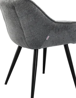 KARE24.se Karmstol Thelma - Stol med armstöd, Melange Grå - KARE Design Sale