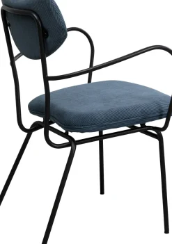 KARE24.se Karmstol Viola - Blå Stol med Armstöd - KARE Design