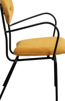 KARE24.se Karmstol Viola - Gul Stol med Armstöd - KARE Design Sale