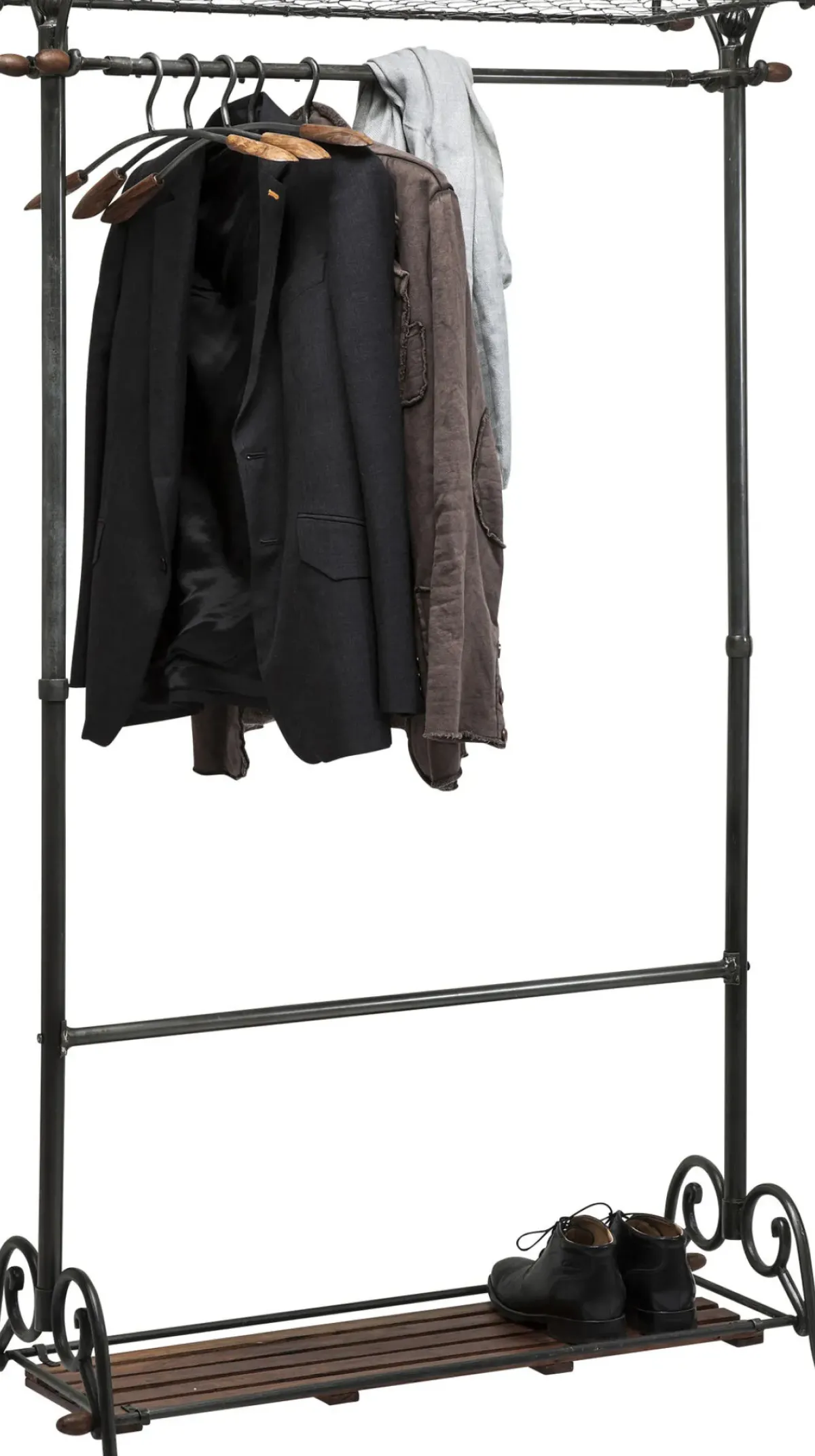 KARE24.se Klädhängare Cosmopolitan - 12 Galgar/Skohylla, 176x102cm - KARE Design New