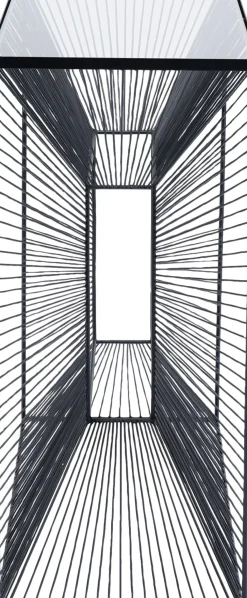 KARE24.se Konsolbord Dimension - Svart/Glas, 80,5x80,5cm - KARE Design Sale