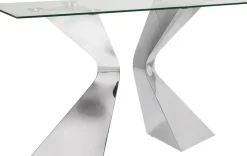 KARE24.se Konsolbord Gloria - Krom/Glas, 82x140cm - KARE Design Outlet