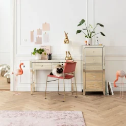 KARE24.se Konsolbord Luxury - Champangefärgat Spegelglas, 78,5x100cm - KARE Design Best