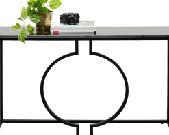 KARE24.se Konsolbord Miami Loft - Svart Stål/Marmor, 120x35cm - KARE Design Sale