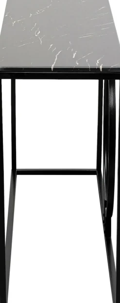 KARE24.se Konsolbord Miami Loft - Svart Stål/Marmor, 120x35cm - KARE Design Sale