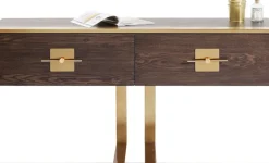 KARE24.se Konsolbord Osaka - Mörkt Trä/Borstad Mässing - KARE Design Discount