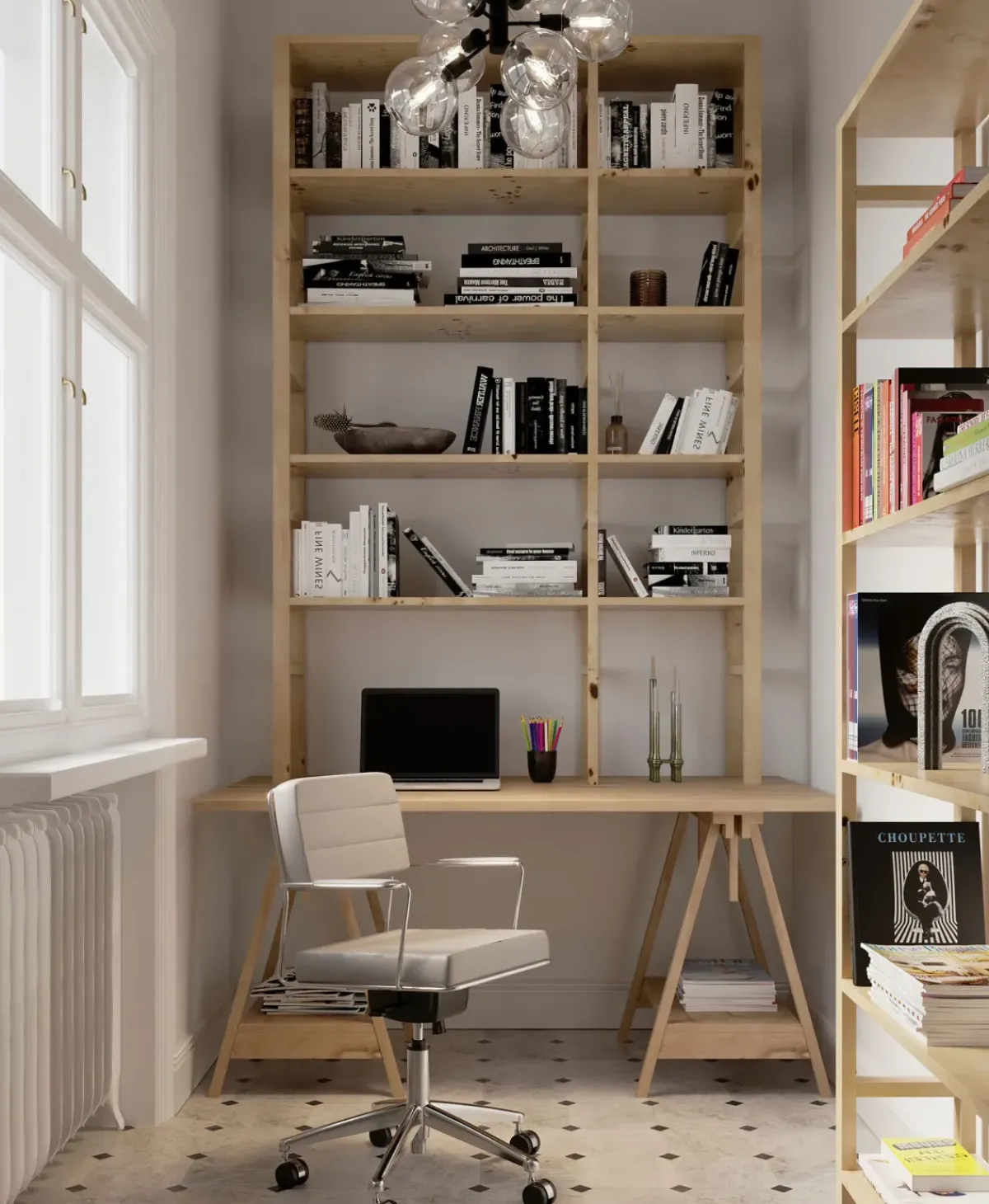 KARE24.se Kontorsstol Dottore - På Hjul Grå Konstläder/Krom - KARE Design Online