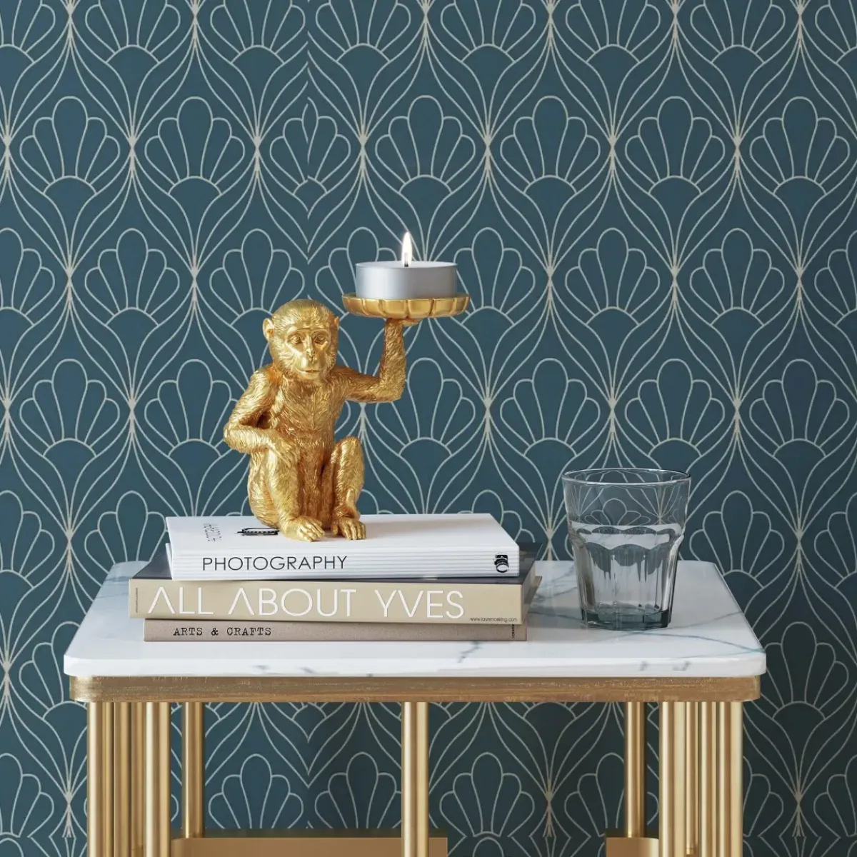 KARE24.se Ljushållare Monkey - Guld, 11cm - KARE Design Best