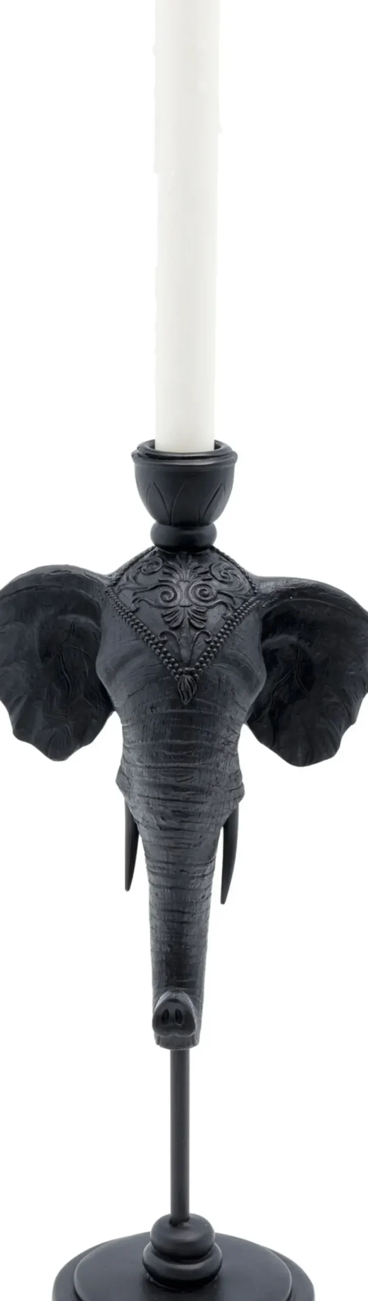 KARE24.se Ljusstake Elephant Head - Svart Elefant, 36cm - KARE Design Hot