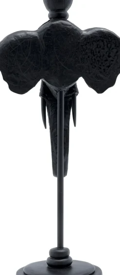 KARE24.se Ljusstake Elephant Head - Svart Elefant, 36cm - KARE Design Hot