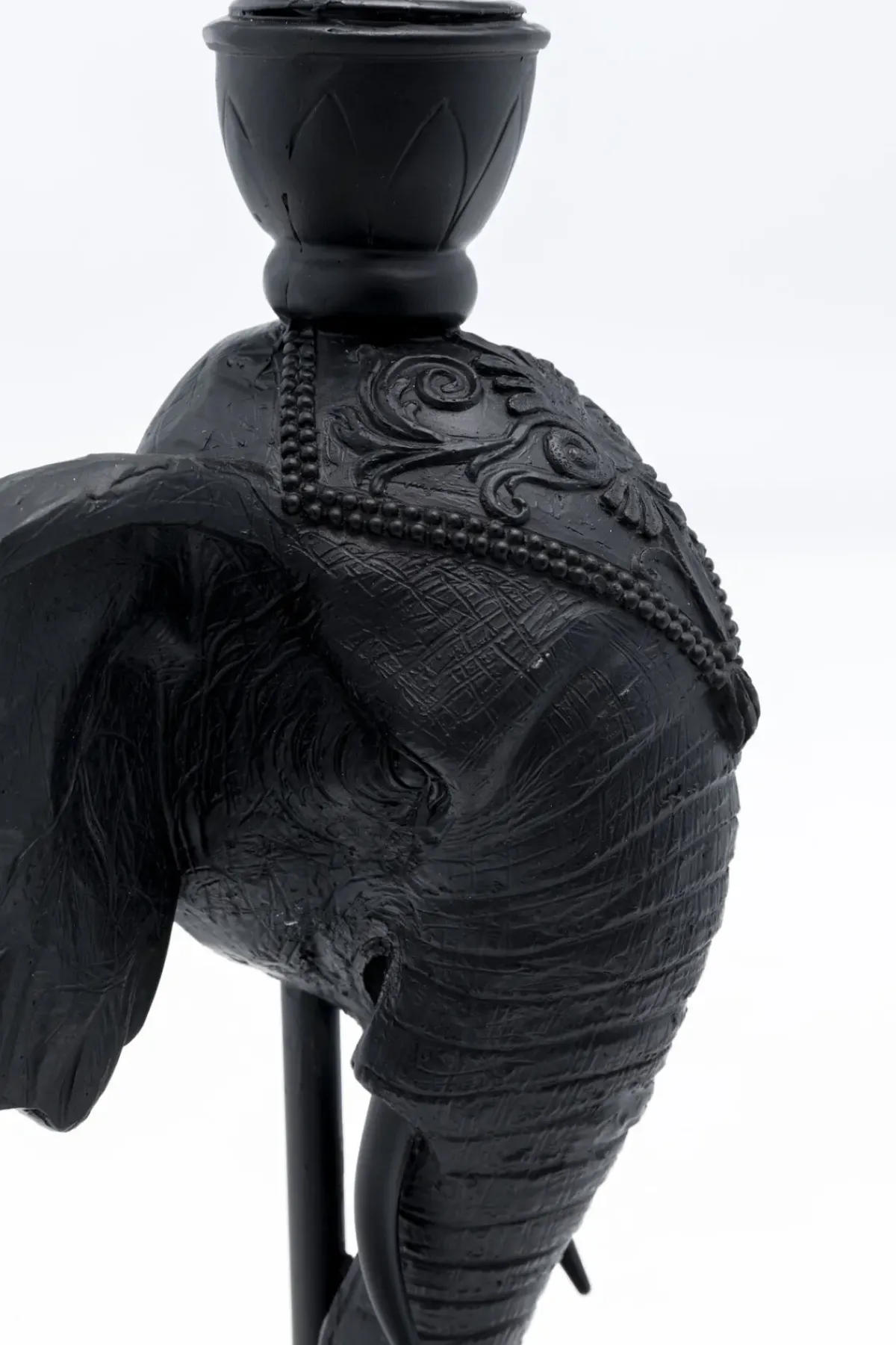 KARE24.se Ljusstake Elephant Head - Svart Elefant, 36cm - KARE Design Hot