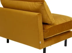 KARE24.se Loungefåtölj Discovery - Sammet Bärnsten, 100cm - KARE Design Best