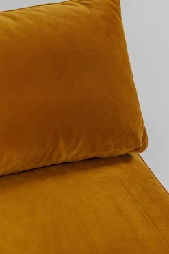 KARE24.se Loungefåtölj Discovery - Sammet Bärnsten, 100cm - KARE Design Best