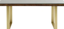 KARE24.se Matbord Conley - Bord i Mörkt Trä/Mässing, 160x80cm - KARE Design Best