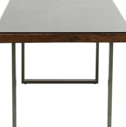KARE24.se Matbord Conley - Mörkt Trä/Rå Stål, 180x90cm - KARE Design Outlet