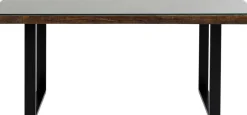 KARE24.se Matbord Conley - Mörkt Trä/Svart, 180x90cm - KARE Design Online