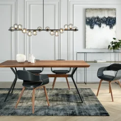 KARE24.se Matbord Downtown - Bord i Massiv Valnöt, 180x90cm - KARE Design Clearance