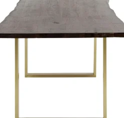 KARE24.se Matbord Harmony - Massivt Mörkt Trä/ Mässing, 200x100cm - KARE Design Hot