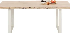 KARE24.se Matbord Harmony - Massivt Trä/Grå, 160x80cm - KARE Design Discount