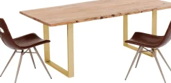 KARE24.se Matbord Harmony - Massivt Trä/Mässing, 200x100cm - KARE Design Online