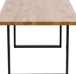 KARE24.se Matbord Jackie - Massiv Ek/Svart, 160x80cm - KARE Design Clearance