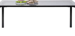 KARE24.se Matbord Lorenco - Svart/Tonat Glas, 180x90cm - KARE Design New