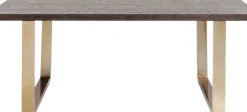 KARE24.se Matbord Osaka - Mörkt Trä/Borstad Mässing, 180x90cm - KARE Design Best