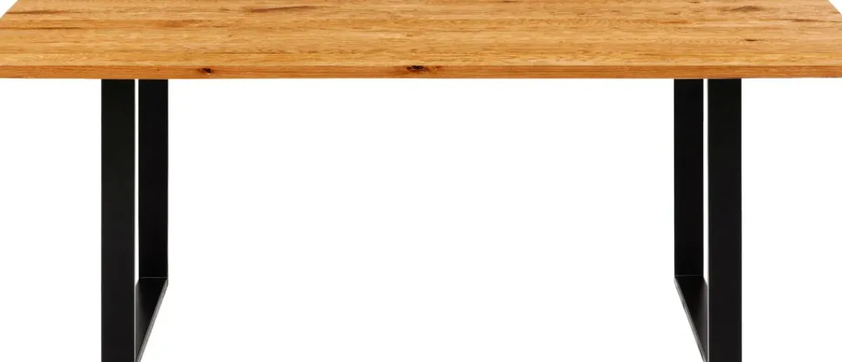 KARE24.se Matbord Symphony - Massiv Ek/Svart, 180x90cm - KARE Design