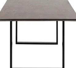KARE24.se Matbord Symphony - Massivt Mörkt Trä/Svart, 160x80cm - KARE Design Online