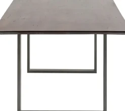 KARE24.se Matbord Symphony - Massivt Trä/Mörk Rå Stål, 160x80cm - KARE Design Hot