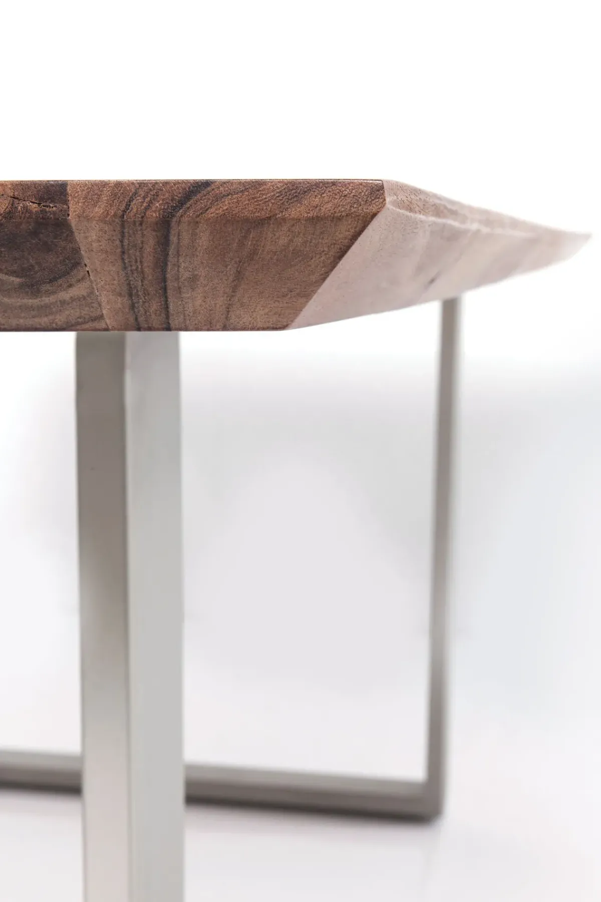 KARE24.se Matbord Symphony - Massivt Trä/Silver, 200x100cm - KARE Design Clearance