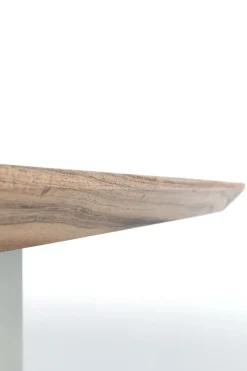 KARE24.se Matbord Symphony - Massivt Trä/Silver, 200x100cm - KARE Design Clearance