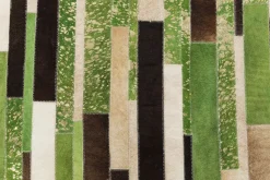 KARE24.se Matta Brick - Grön Patchwork Läder, 170x240cm - KARE Design Outlet