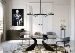 KARE24.se Matta Cosmo Grå Läder, 300x200cm - KARE Design Outlet
