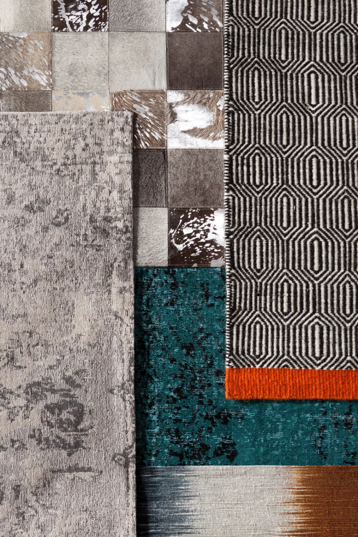 KARE24.se Matta Cosmo Grå Läder, 240x170cm - KARE Design New