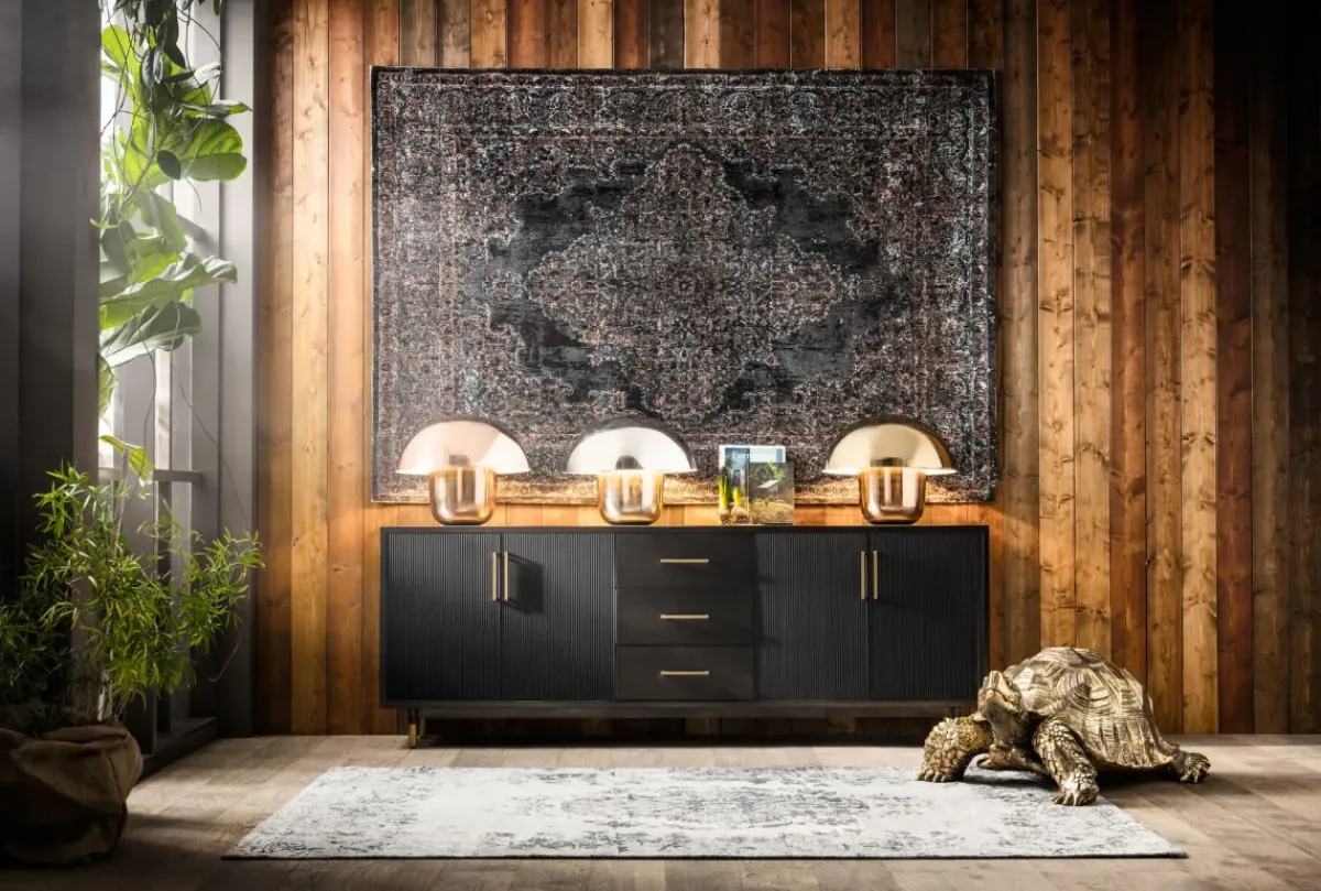 KARE24.se Matta Kelim Ornament - Brun/Grå/Svart, 240x170cm - KARE Design Discount