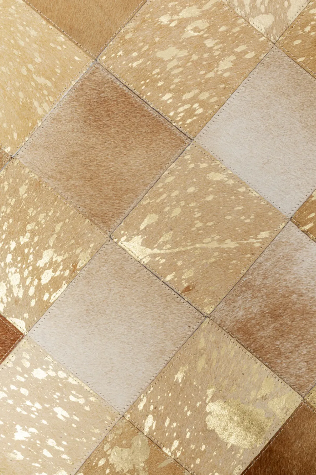 KARE24.se Matta Vegas Läder Guld, 240x170cm - KARE Design Clearance