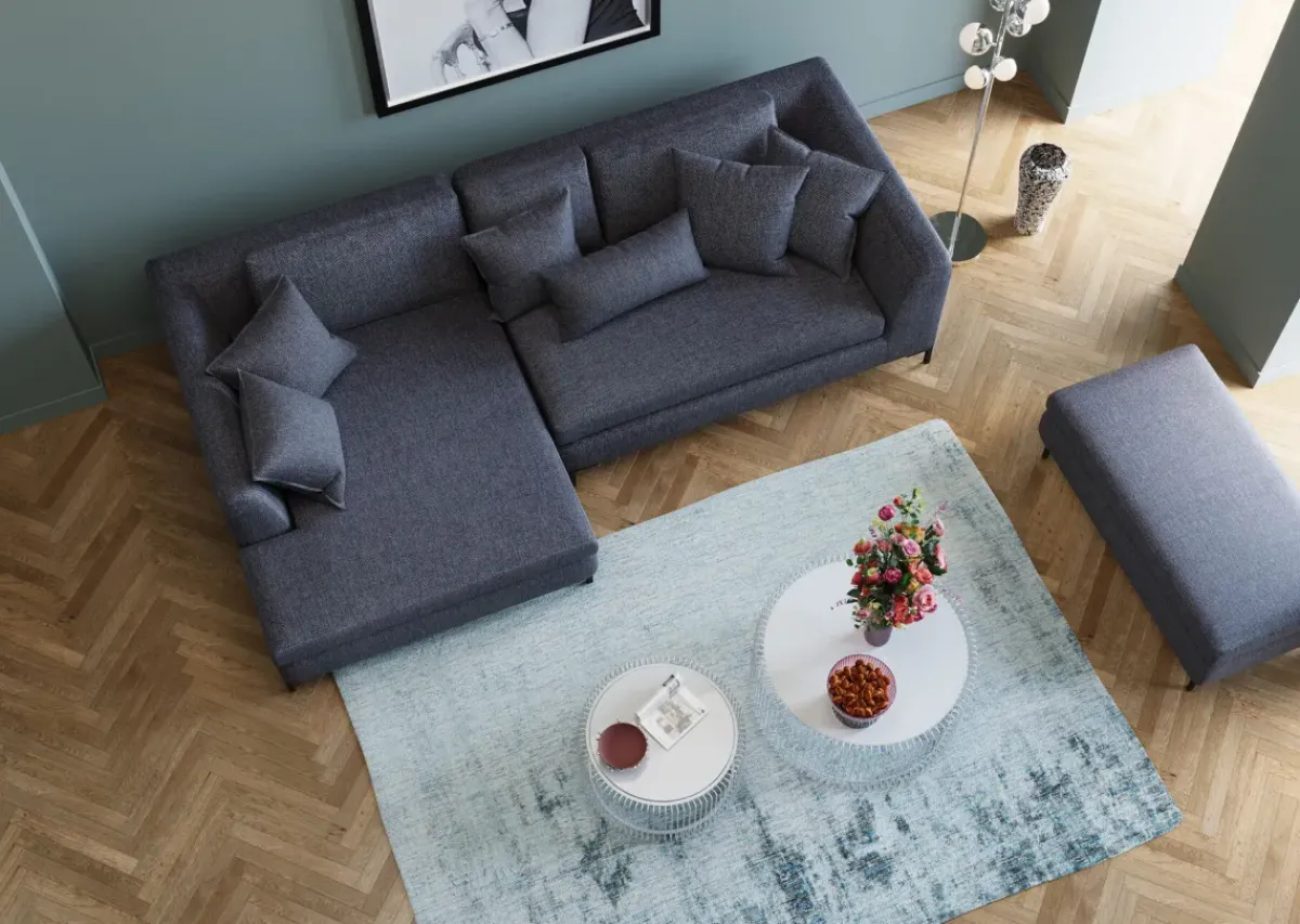 KARE24.se Pall - Fotpall Gianni - Grå - KARE Design Online