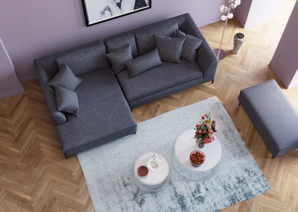 KARE24.se Pall - Fotpall Gianni - Grå - KARE Design Online