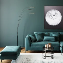 KARE24.se Pall - Fotpall Gianni - Mörkgrön sammet - KARE Design