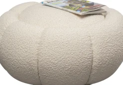 KARE24.se Pall Peppo Bloom - Vit,  Ø72cm - KARE Design Sale