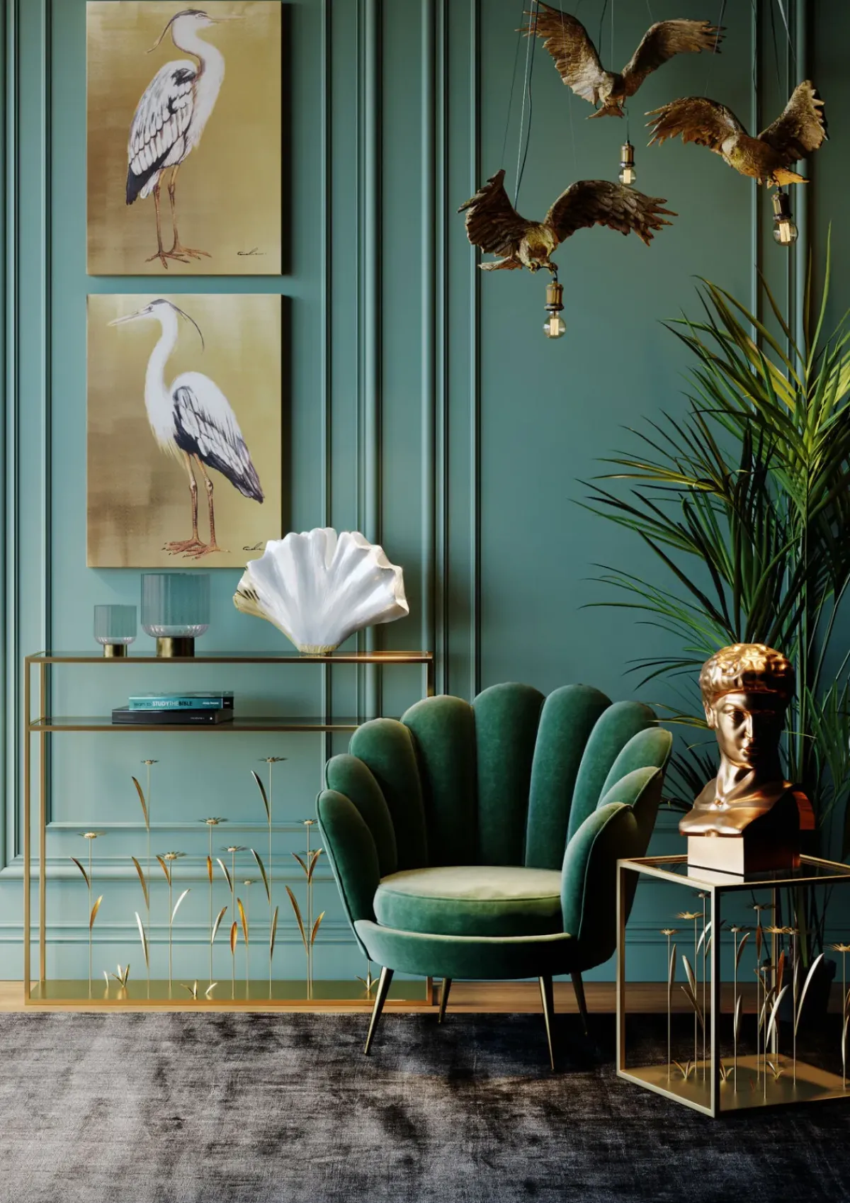 KARE24.se Pendel Animal Owl - Taklampa med Uggla i Guld - KARE Design Discount