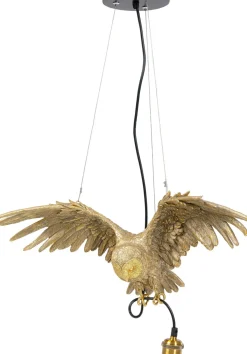KARE24.se Pendel Animal Owl - Taklampa med Uggla i Guld - KARE Design Discount