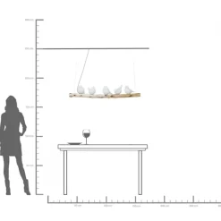 KARE24.se Pendel Dining Birds - Taklampa med Fåglar på Gren, 120cm - KARE Design Hot
