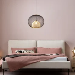 KARE24.se Pendel Grato - Klotformad Taklampa, Nät Svart/Guld, Ø45cm - KARE Design Discount