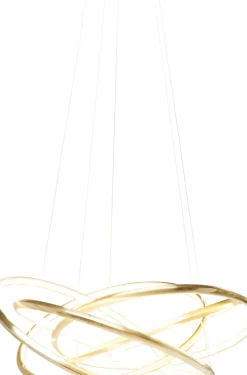 KARE24.se Pendel Saturn - Taklampa med Ringar i Guld LED, Ø75cm - KARE Design New