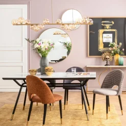KARE24.se Pendel Scala Klot - Taklampa Mässing/Glas 150 cm - KARE Design Online
