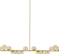 KARE24.se Pendel Scala Klot - Taklampa Mässing/Glas 150 cm - KARE Design Online